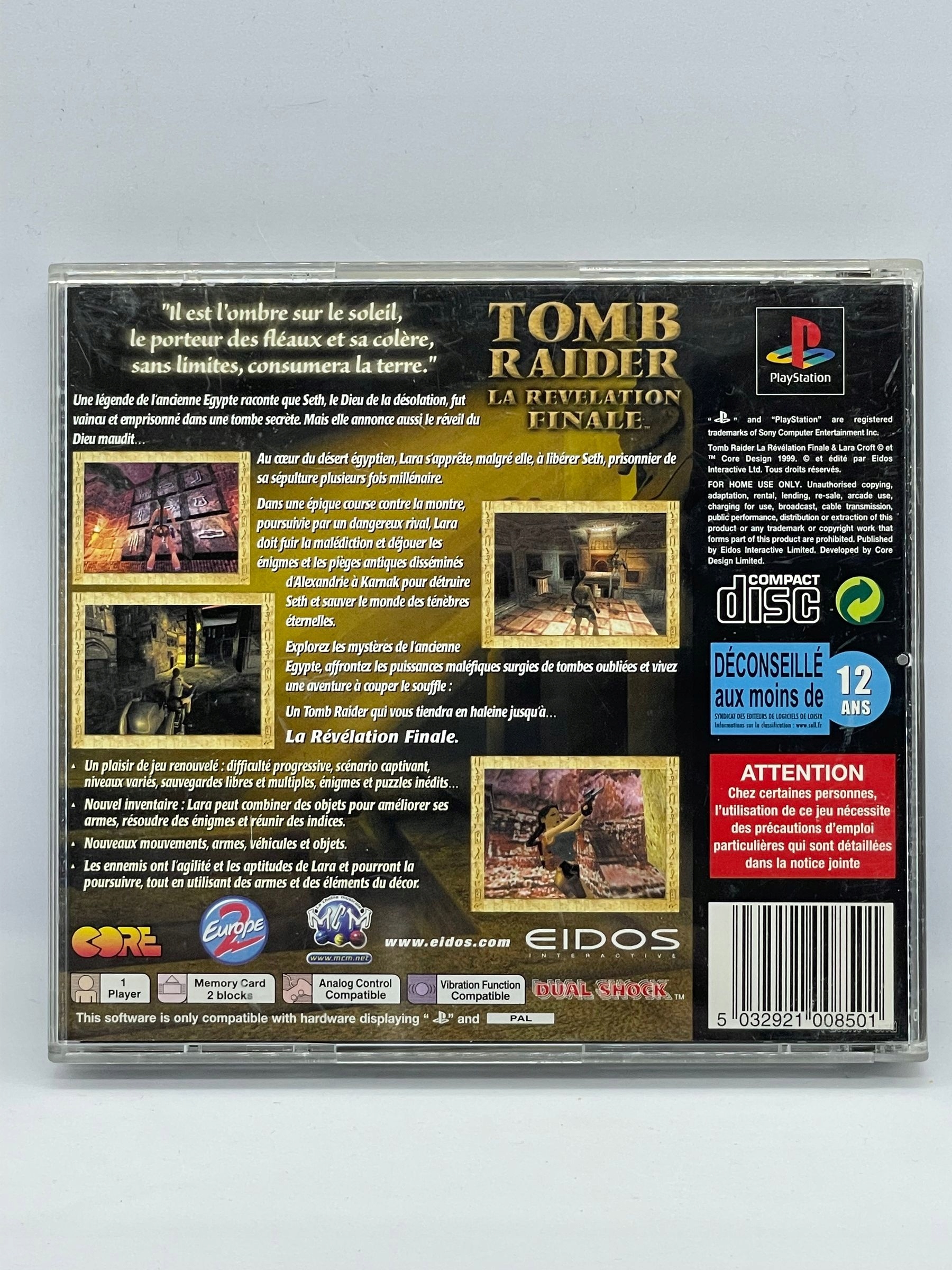 Tomb Raider The Last Revelation PS1 PSX (FR) Tematyka przygodowe