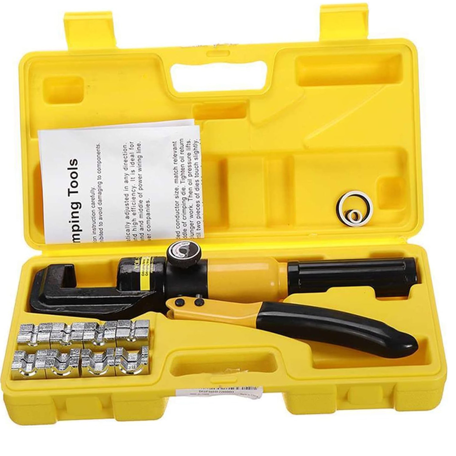 ZACISKARKA HYDRAULICZNA PRASKA DO KABLI PRZEWODÓW MATRYCE 4-70 MM Model 6 T / 60 kn