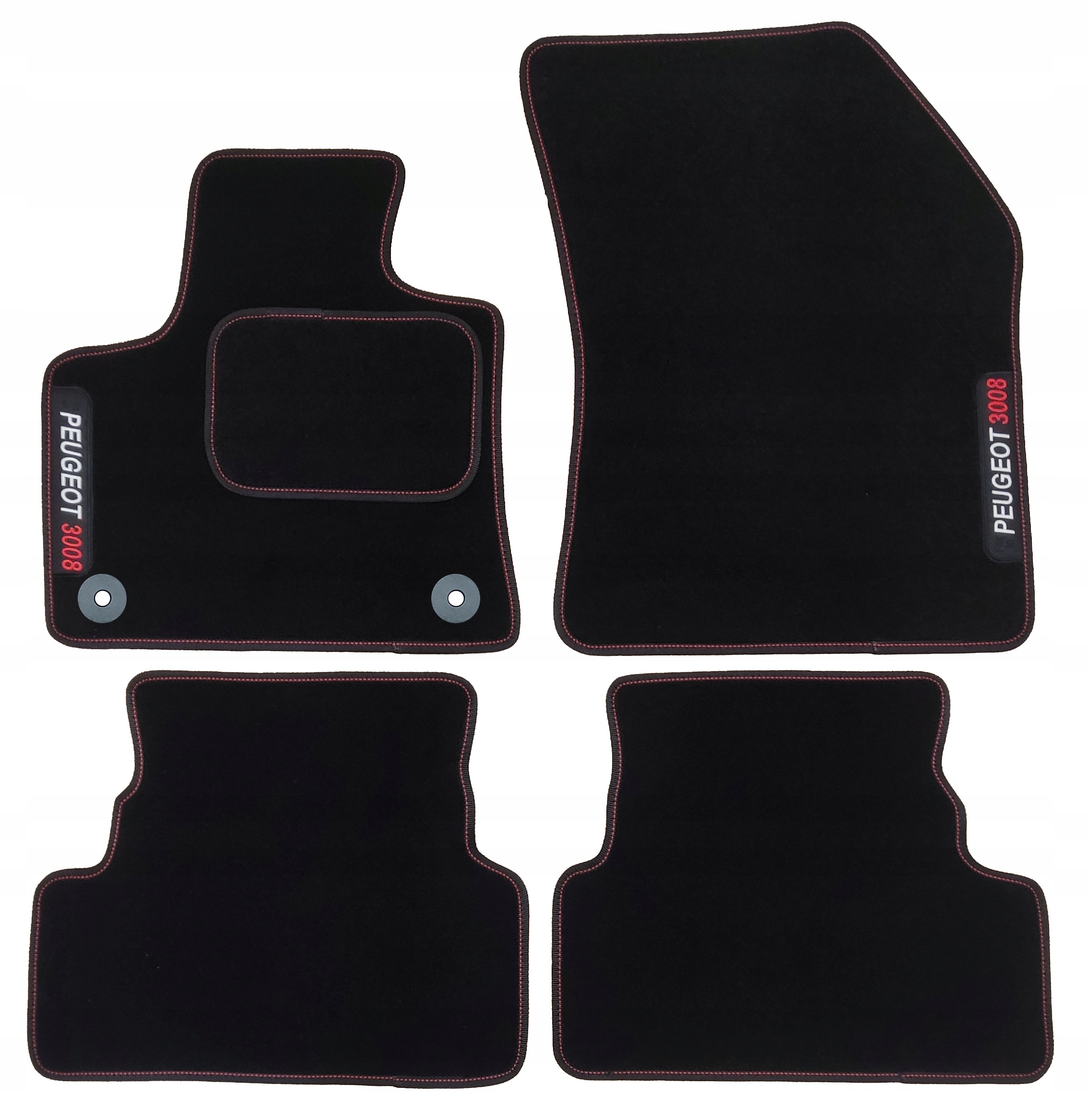 

Peugeot 3008 II od 2016- Dywaniki samochodowe+HAFT