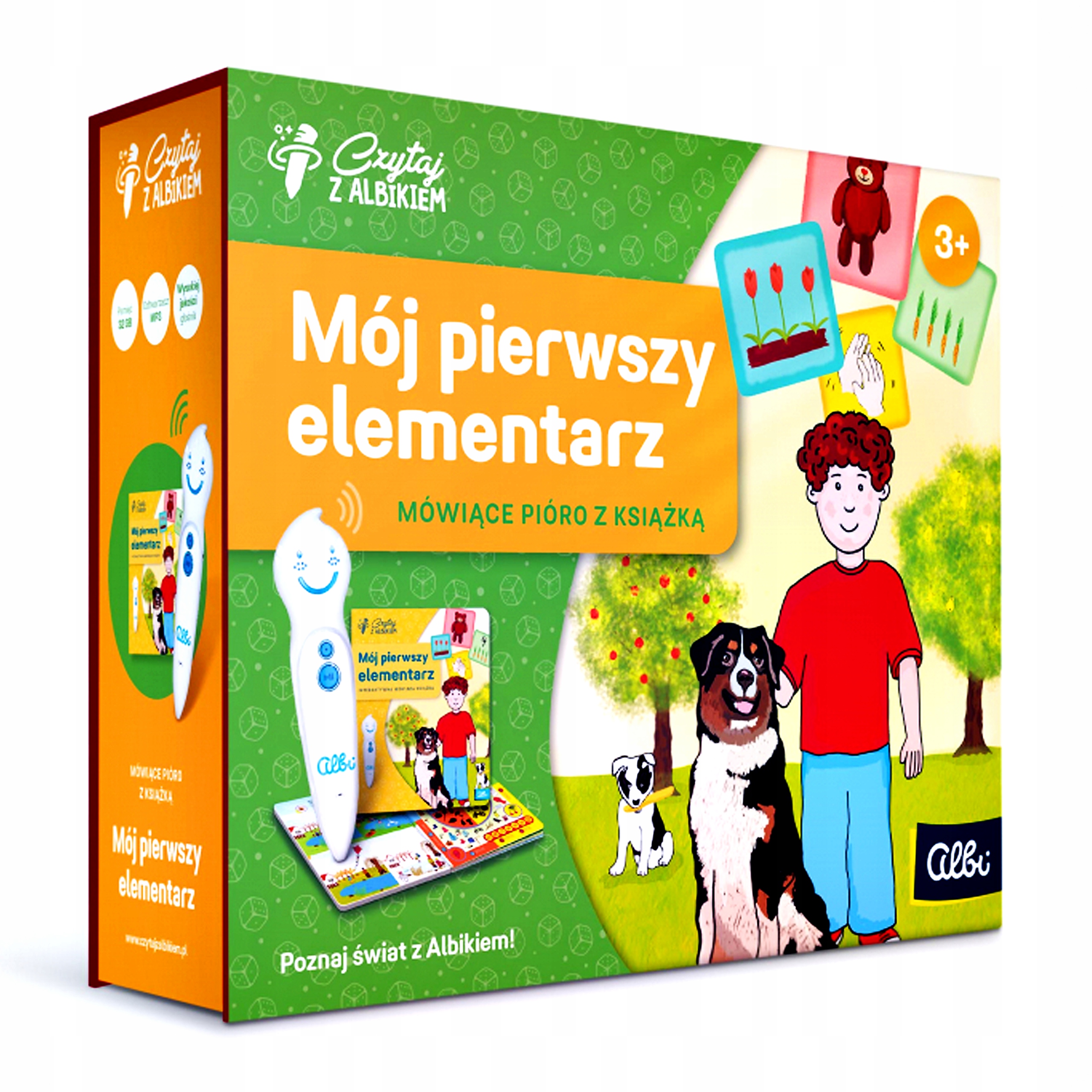 ZESTAW ALBIK: książka Elementarz + PIÓRO