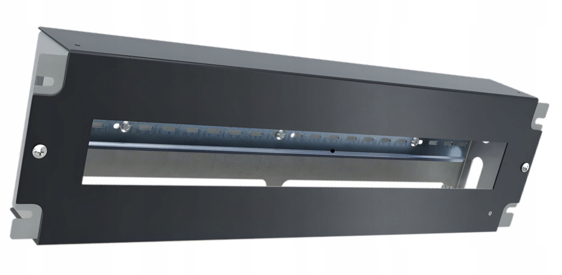 PANEL Z SZYNĄ DIN TS-35 DO SZAFY RACK 19