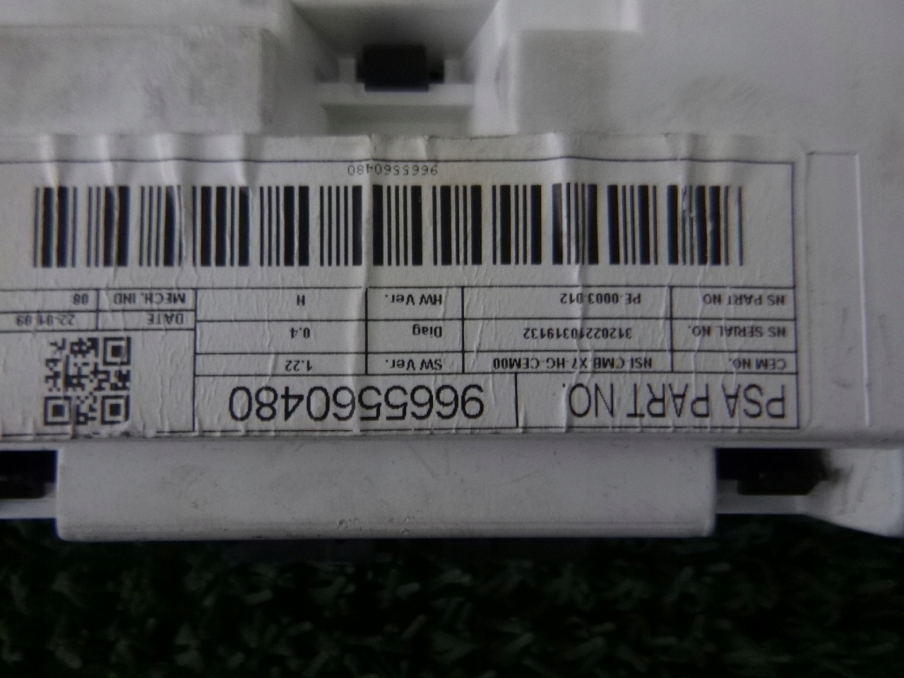 CITROEN C5 III 2.0 HDI dials dials 9665560480