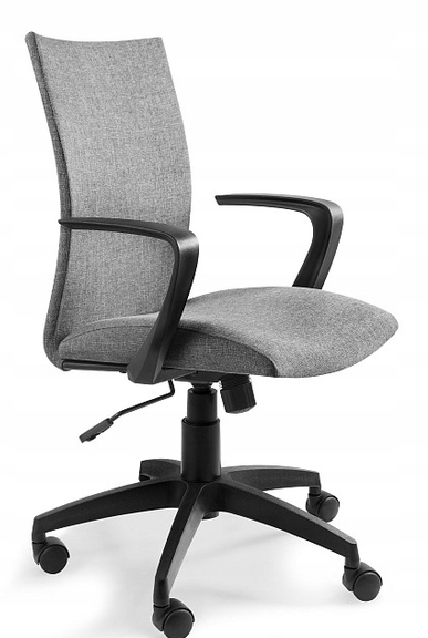 Fotel biurowy Millo szary pracowniczy