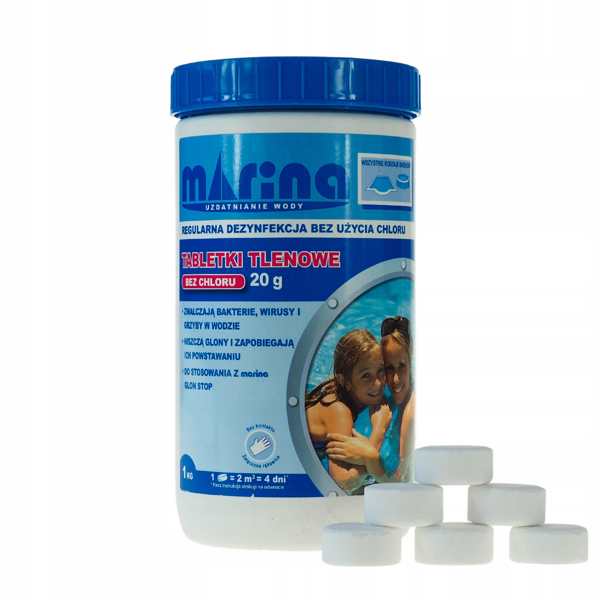 

Tabletki tlenowe glony zamiast chloru marina 1kg