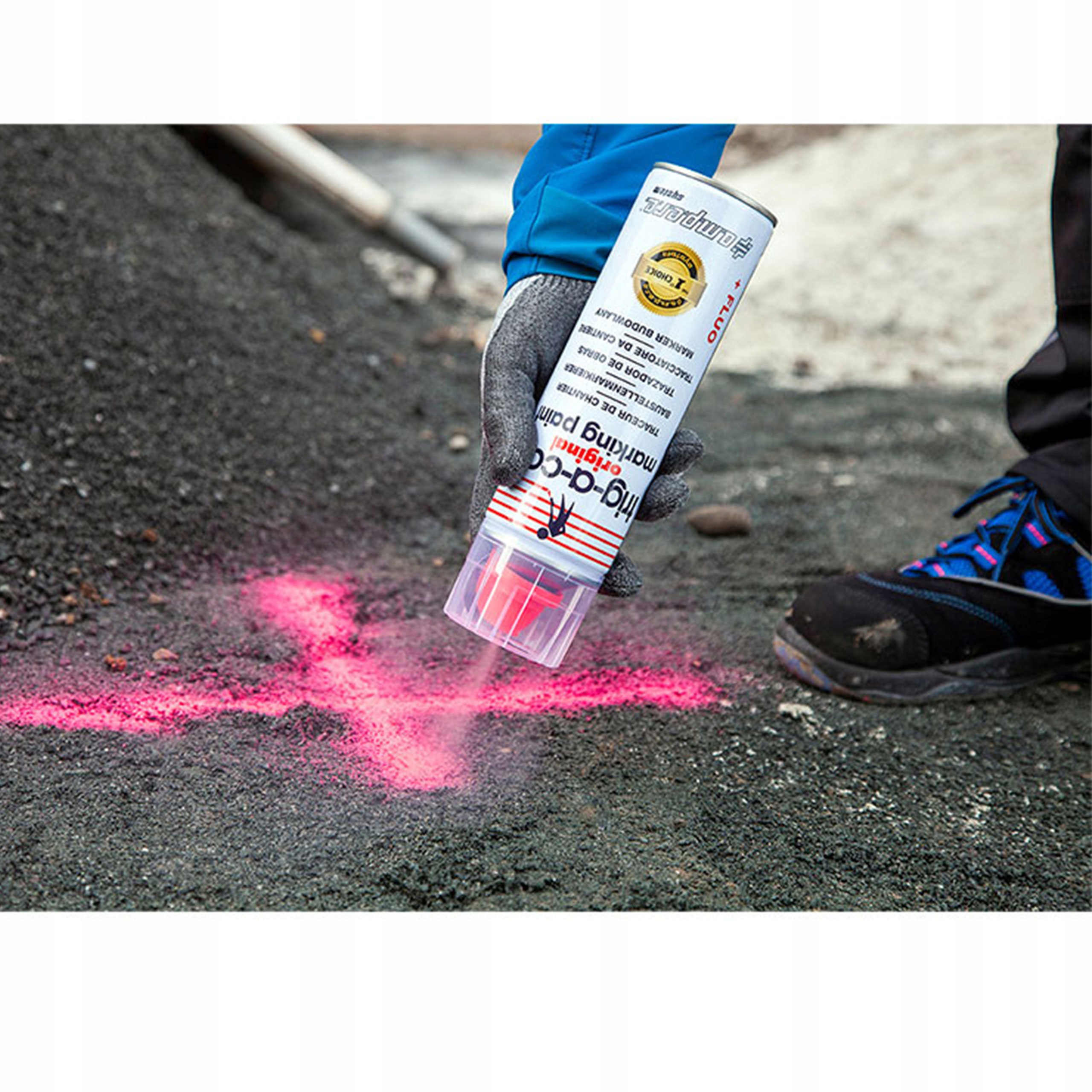 Farba geodezyjna Ampere Trig-A-cap Original 12szt Pojemność 500 ml