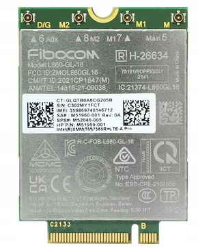 Modem Karta sieciowa WIFI Fibocom L860-GL-16 M52040-005