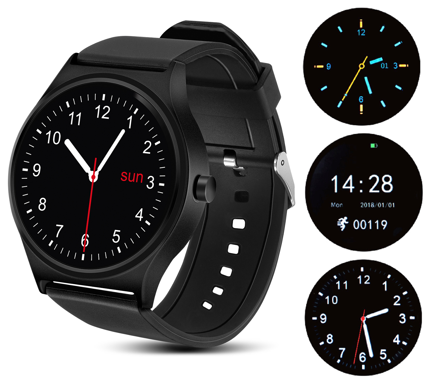 

Smartwatch zegarek męski krokomierz tętno opaska