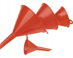 

Zestaw Lejków Plastikowych 4 Szt Czerwone