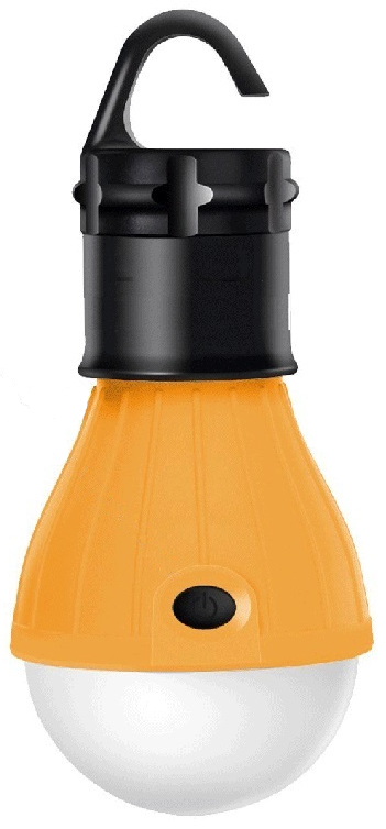 LAMPKA TURYSTYCZNA ŻARÓWKA LED DO NAMIOTU BIWAK Rodzaj bateryjna