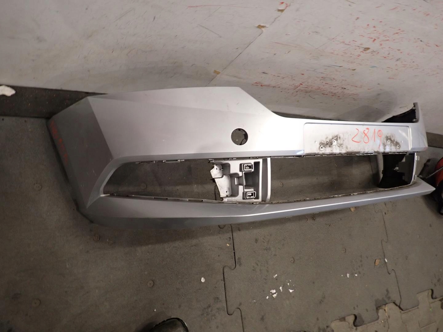 bumper front front SKODA FABIA III LIFT 2018- 6V0807221F