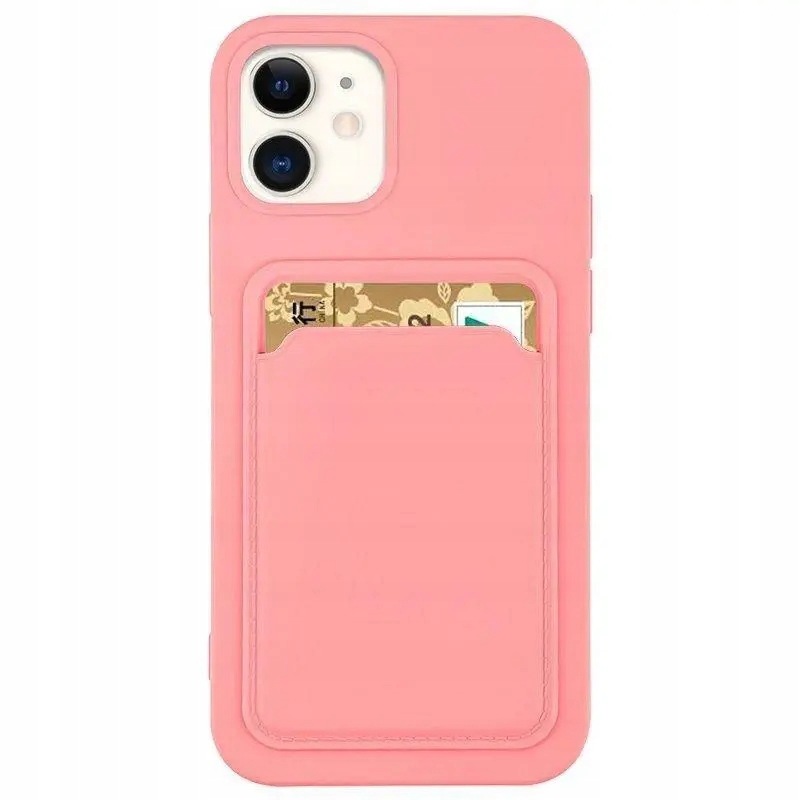 Card Case silikonowe etui portfel z kieszonką na kartę dokumenty do A73