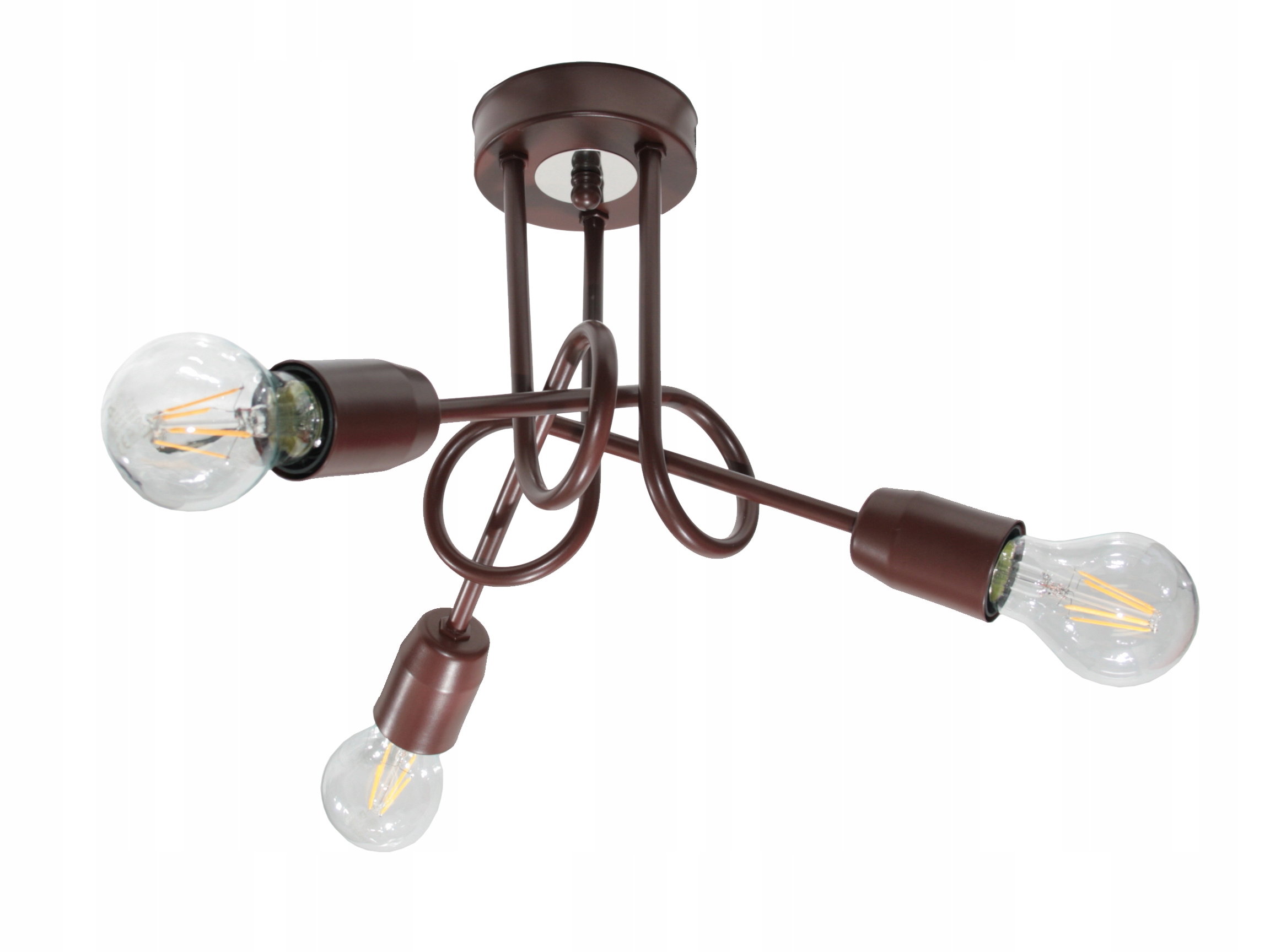 Lampa Edison JD3 sufitowa KOLORY Świetlik Loft E27 Zasilanie sieciowe