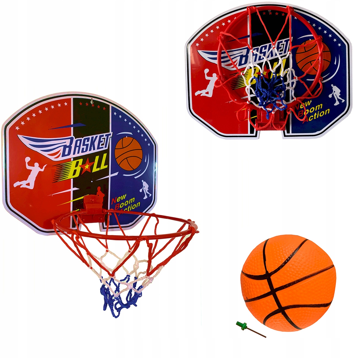 KOSZ DO KOSZYKÓWKI MINI TABLICA PIŁKA I POMPKA koszykówka Rodzaj zestaw