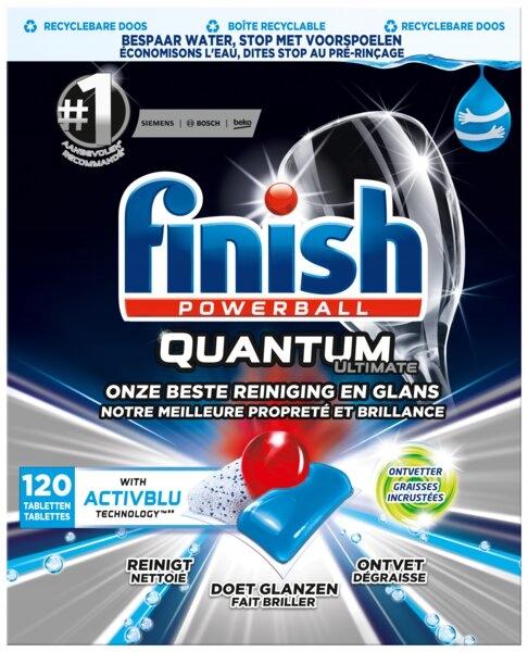 

Finish Quantum Ultimate do zmywarki 120 szt