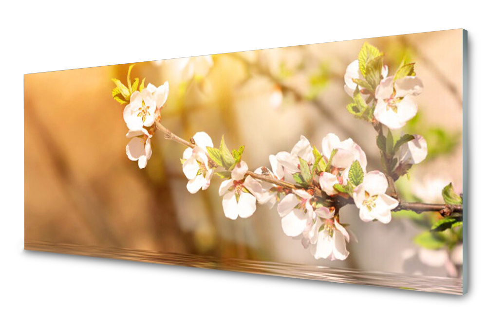 

Panel szklany do kuchni Kwiaty Roślina 125x50