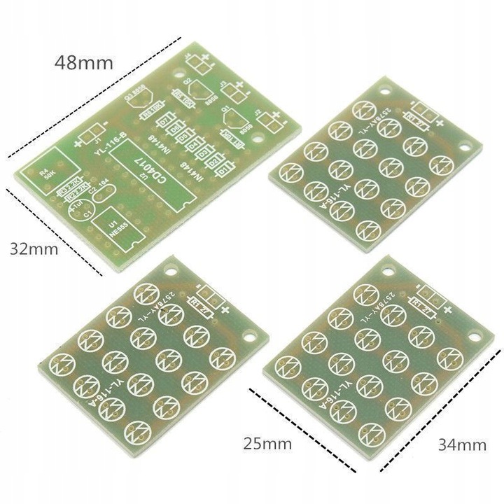 Stroboskop ,eksplozja błyskające diody Led DiY KIT Producent Inna