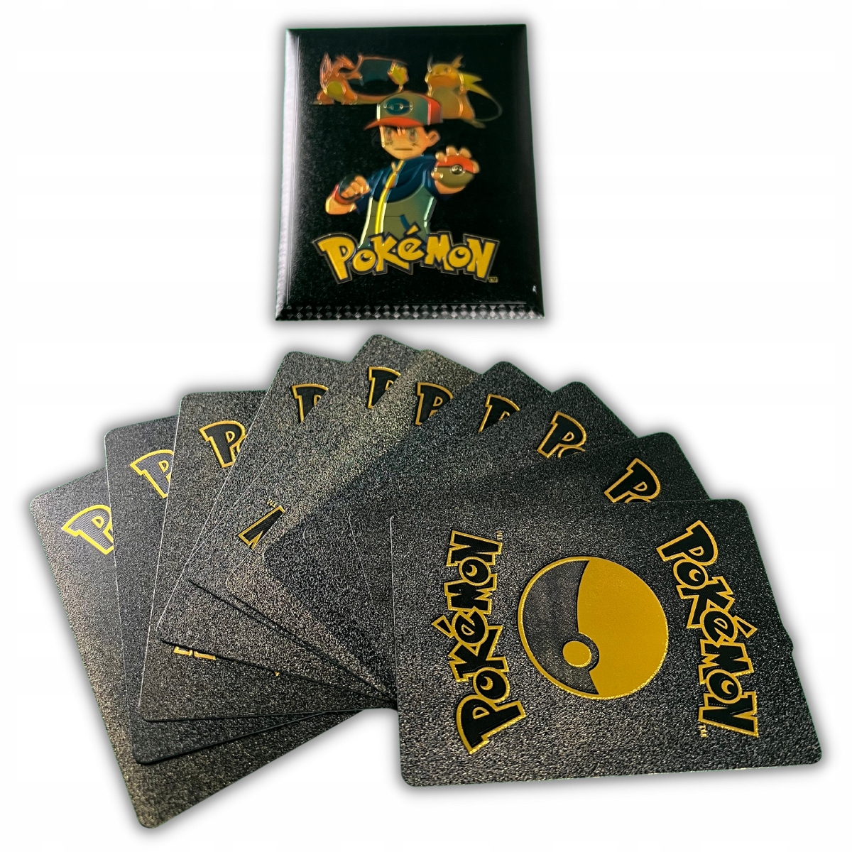 

Karty Pokemon Kolekcjonerski Czarne Saszetka 10SZT