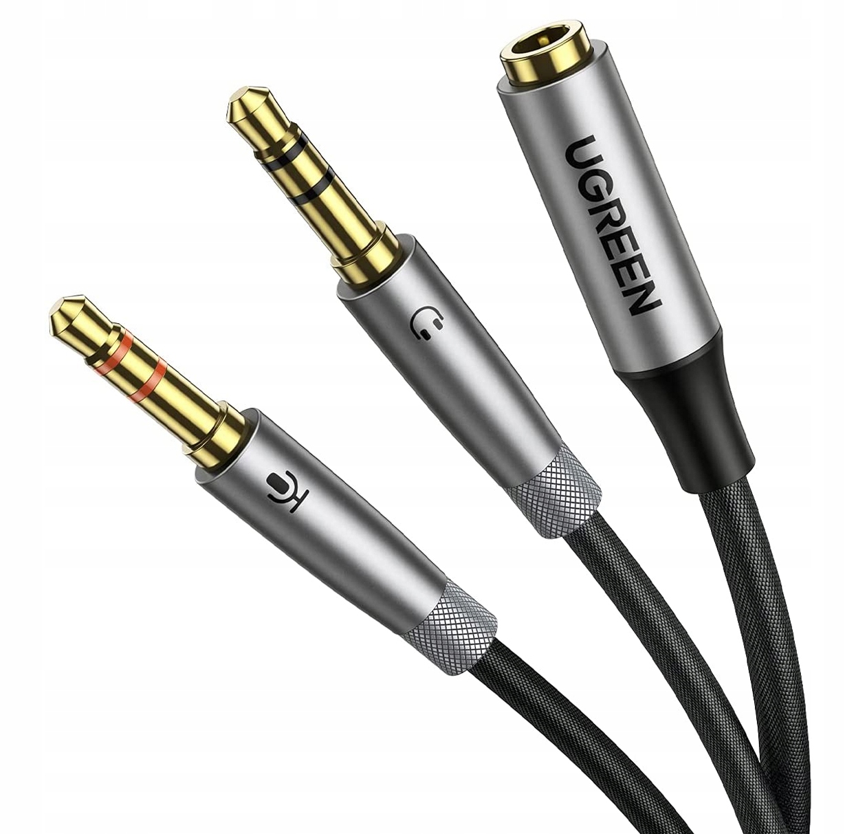 

Ugreen Rozdzielacz Jack 3,5 mm Mikrofon Słuchawki
