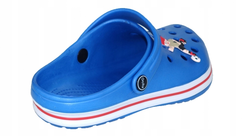 KROKSY KLAPKI OGRODOWE BASEN PIANKOWE DZIECIĘCE Kolor niebieski