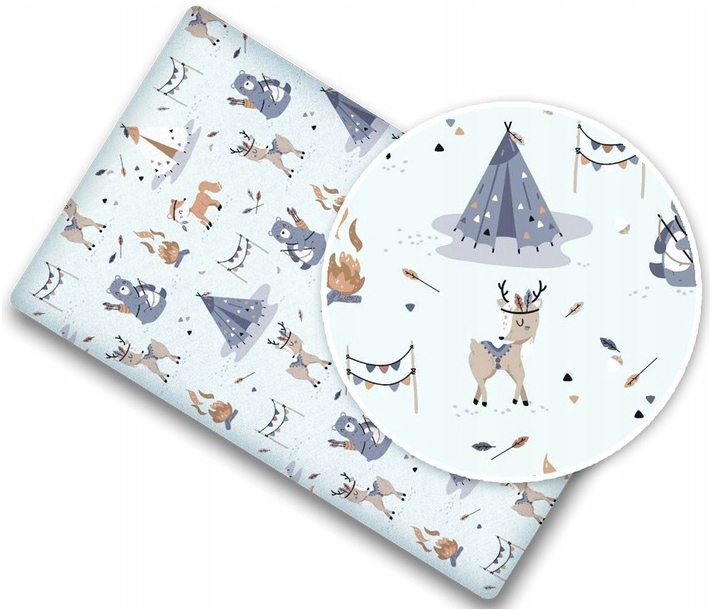 

Prześcieradło Bawełna Materiałowe 160x80 Babymam