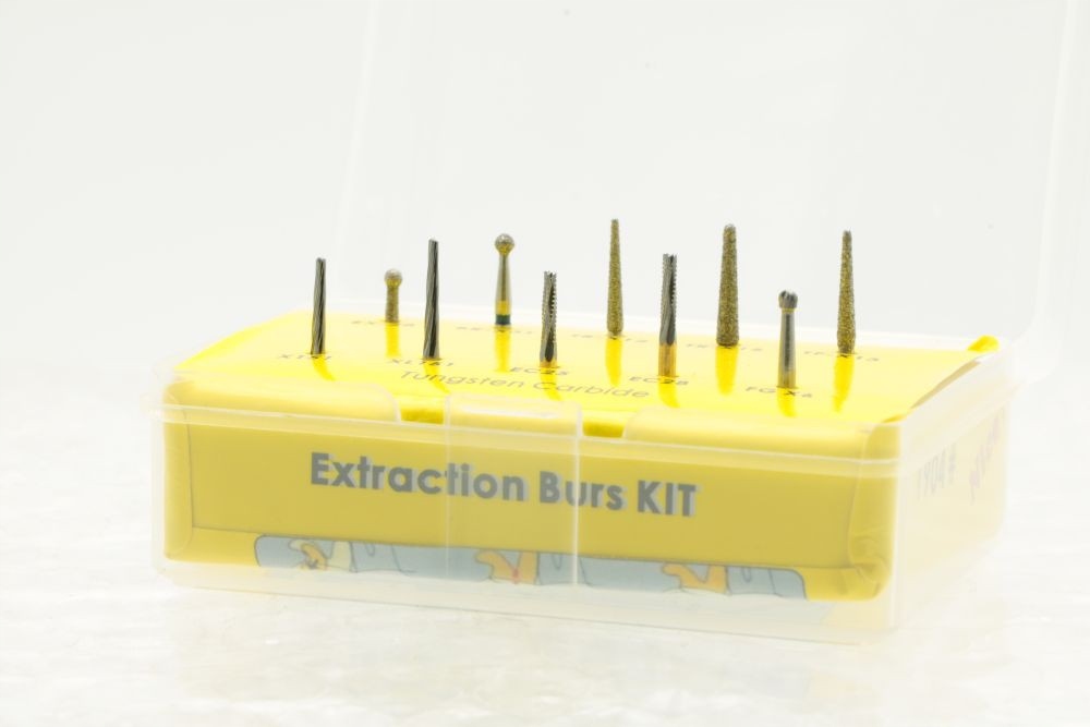 Sada diamantových a karbidových vrtáků 10 ks