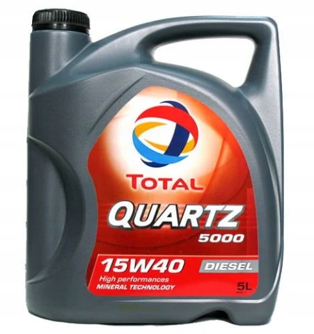 148644 Olej Total Quartz Diesel 5000 15W-40, 5 l