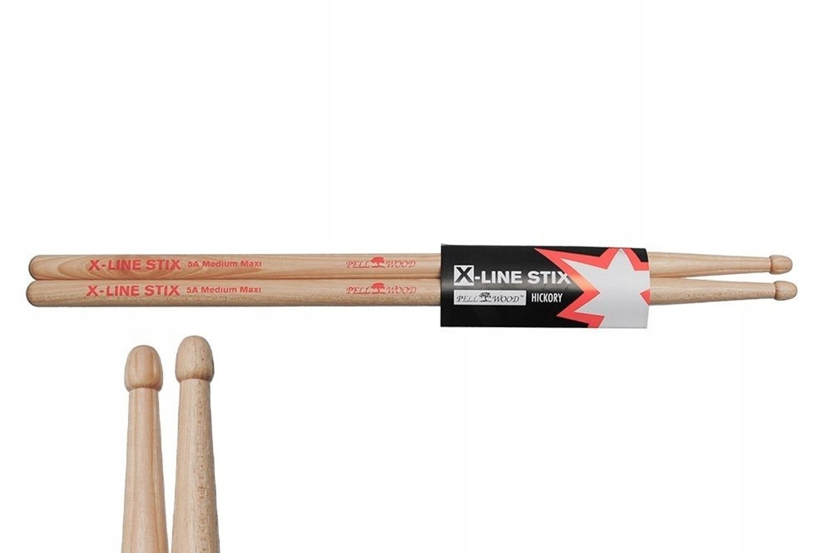 

Pałki Perkusyjne Pellwood X-Line Hickory 5A Maxi