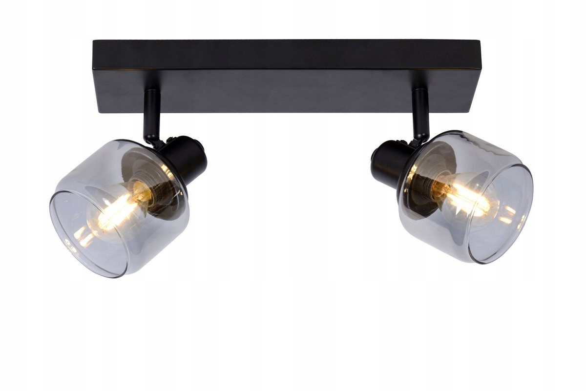 Stropná lampa dvojitý reflektor Bjorn čierna 2xE14 40W Lucide