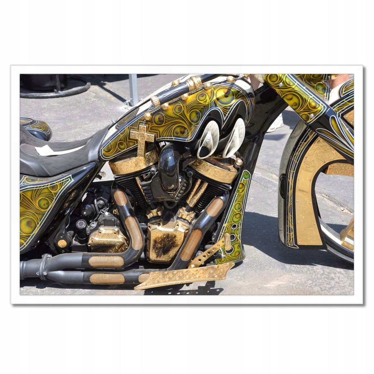Plakáty v rámu 60x40 Harley Davidson Motocykl