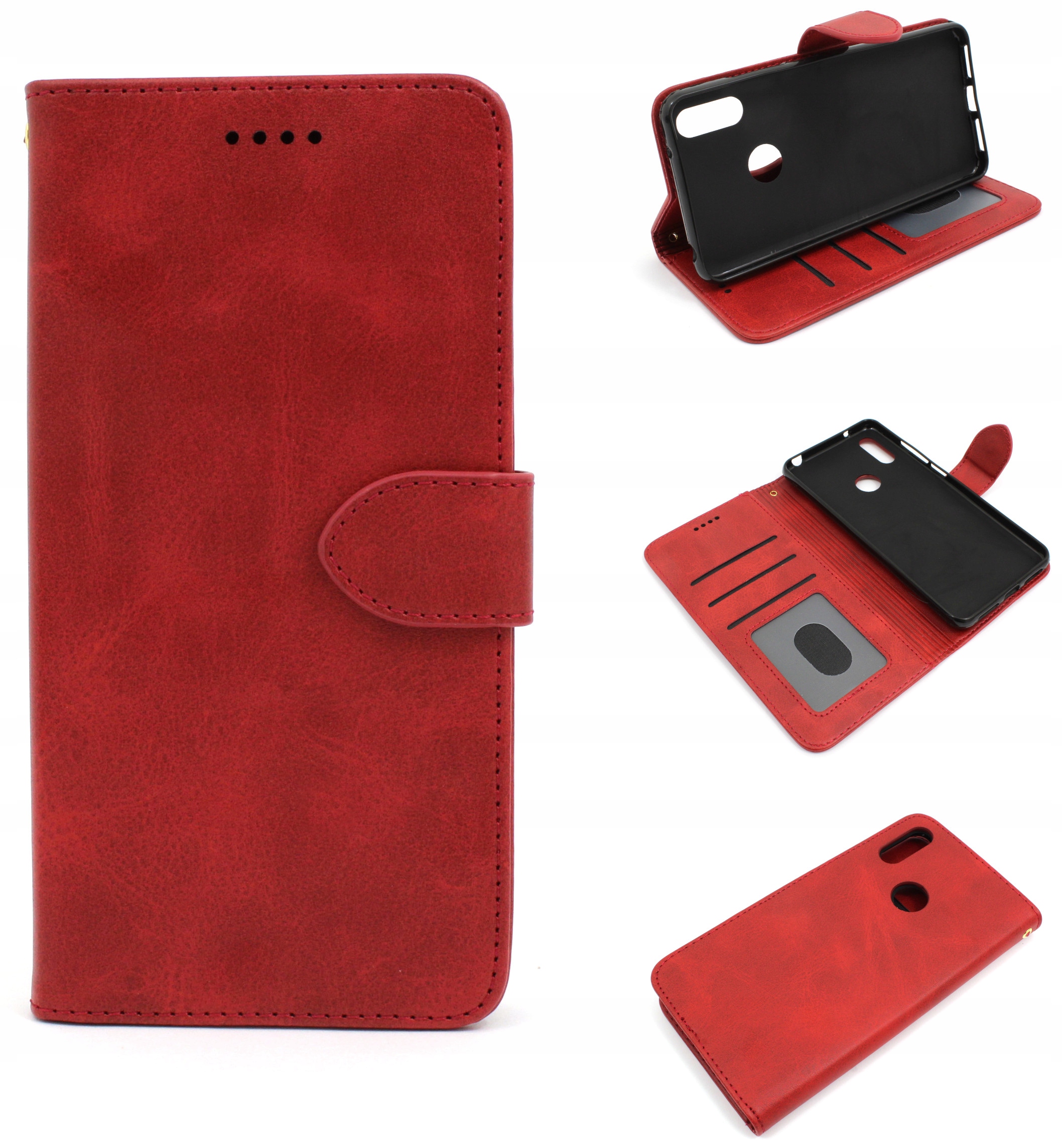 

Dedykowane Smart Leather do Alcatel 5V 5060 czerwo