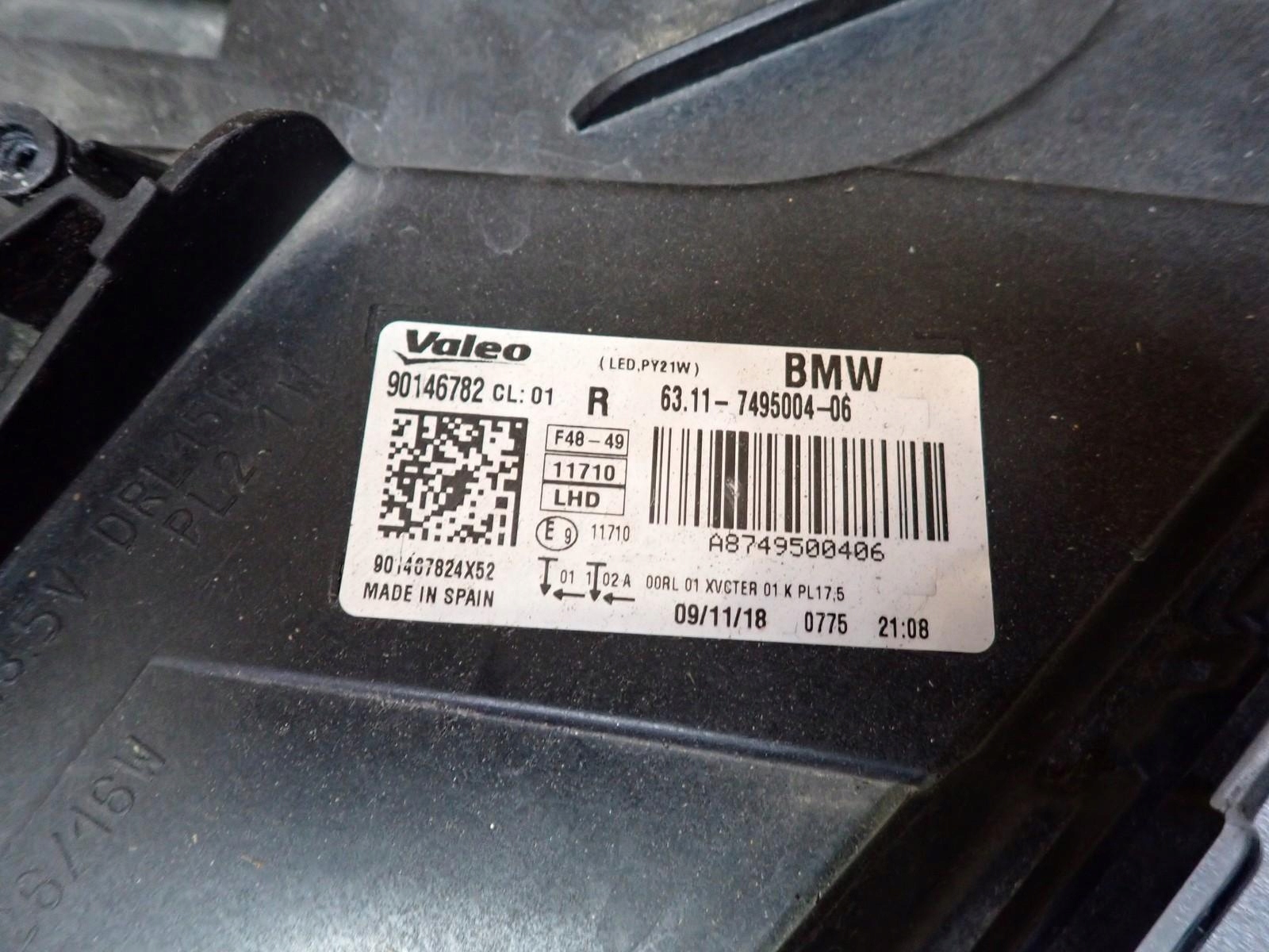light right right FULL LED BMW X1 F48 63117495004