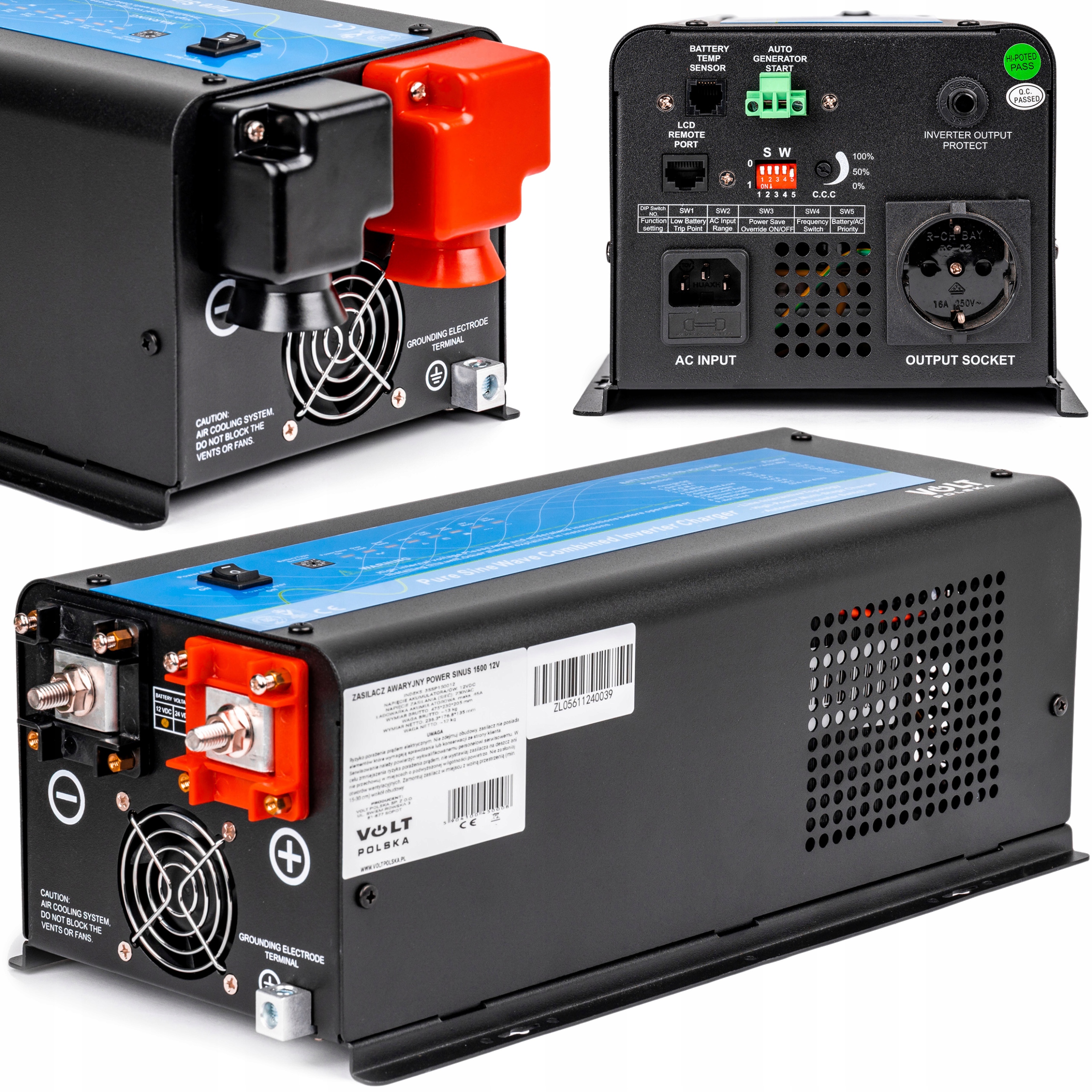 Przetwornica Napięcia 12V 230V 1500W 4500W Ups