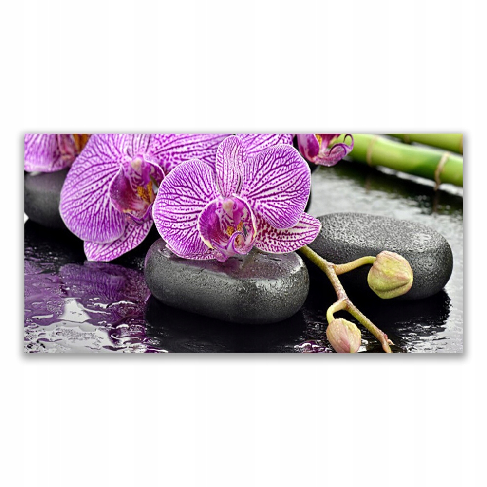 

Fotoobraz akryl 140x70 Storczyk Zen Orchidea Spa
