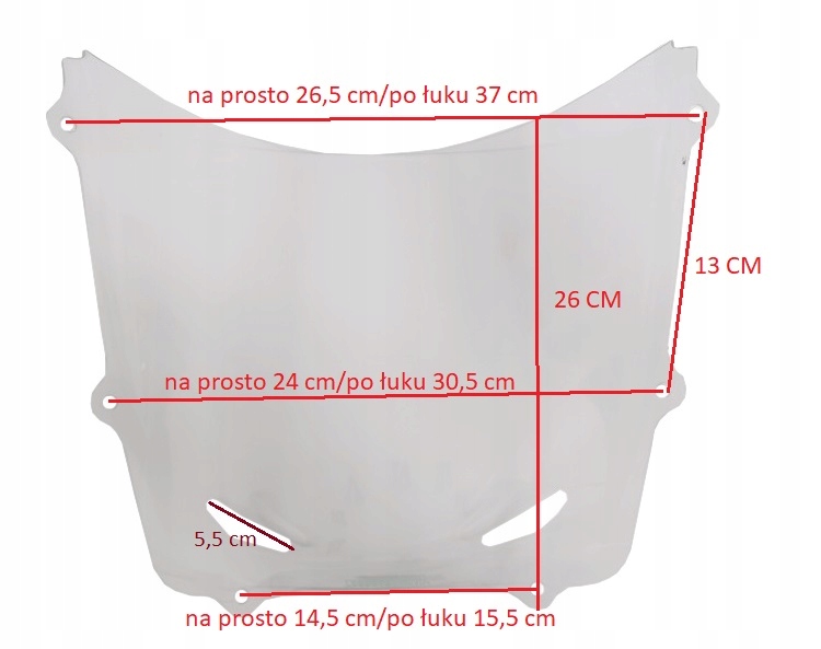 OWIEWKA SZYBA MOTOCYKLOWA KTM PUIG Producent KTM OE