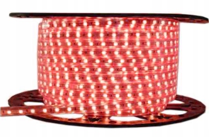 5050 Zestaw taśma 60LED/m wąż 35 m Czerwona 230V na metry IP67