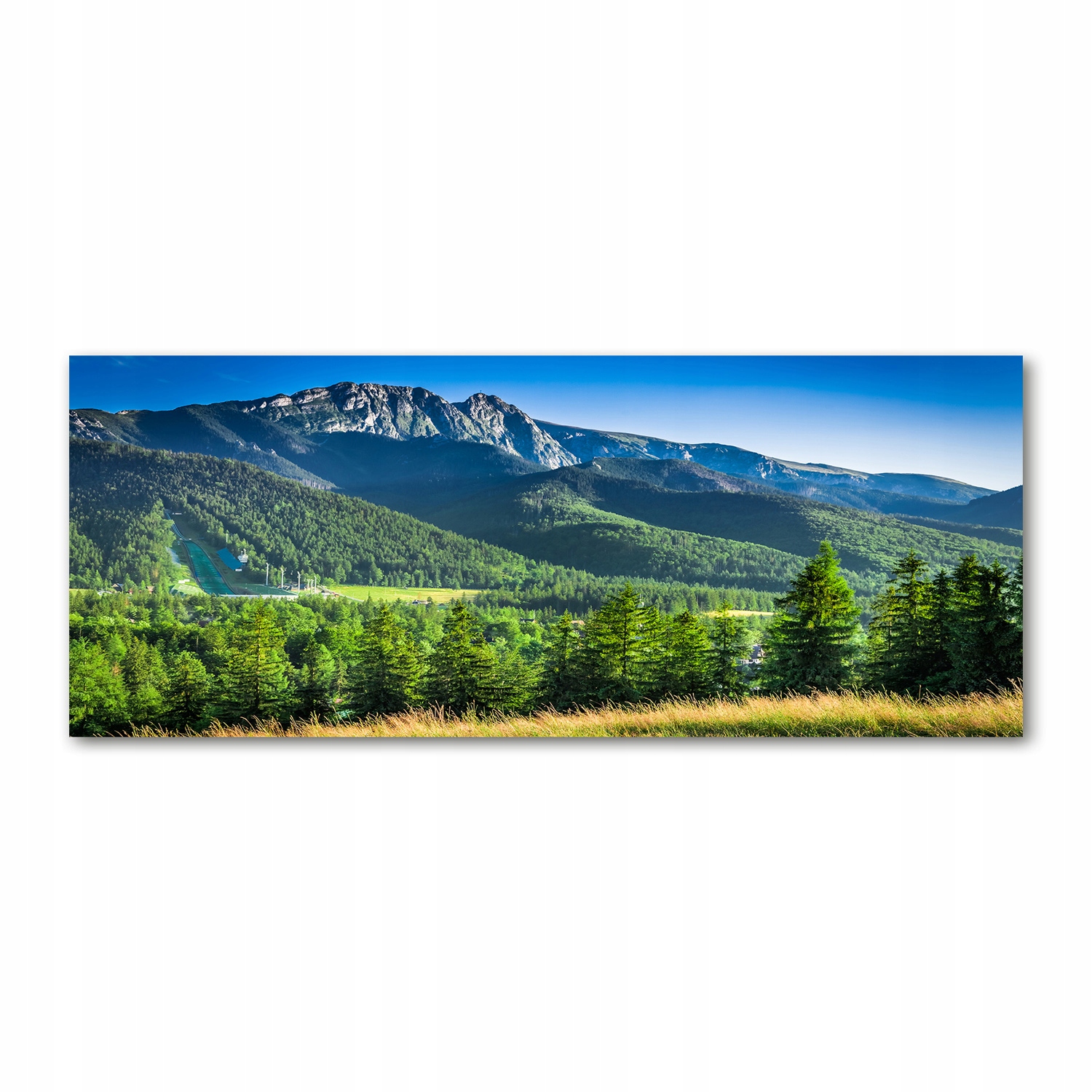 

Foto obraz szkło akryl Skocznia w Tatrach 125x50cm