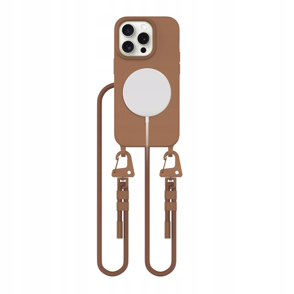 Tech- Protect Magnecklace MagSafe iPhone 15 Pro Chocolate Brown Tech-