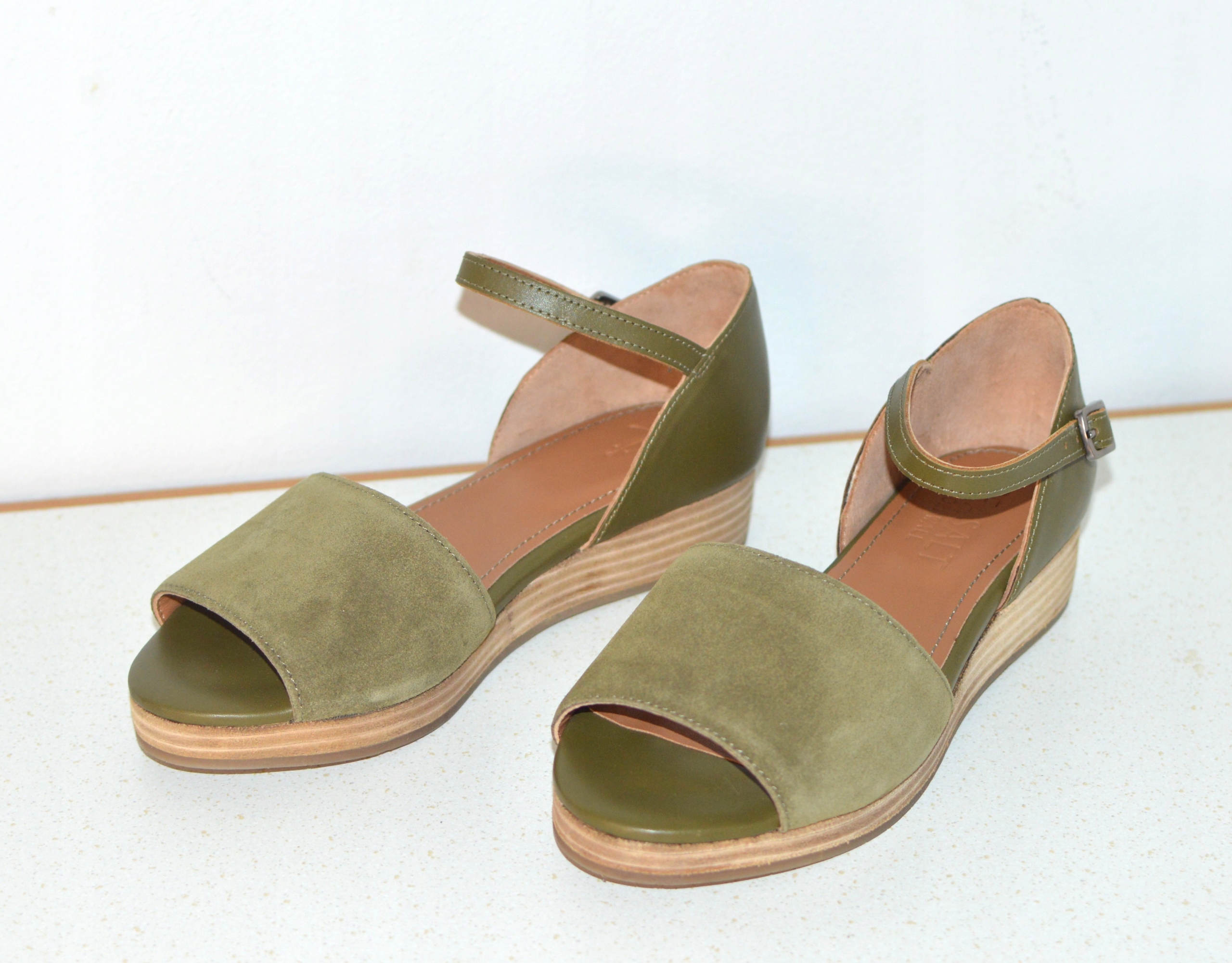 Seasalt Cornwall Boty Khaki Sandály Kůže 37