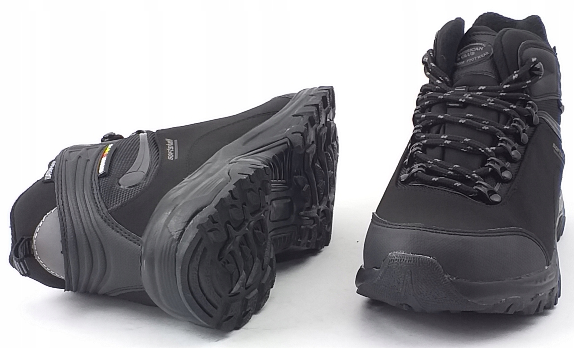 AMERICAN SOFTSHELL BUTY GÓRY TRAPERY ŚNIEGOWCE 40 Oryginalne opakowanie producenta pudełko