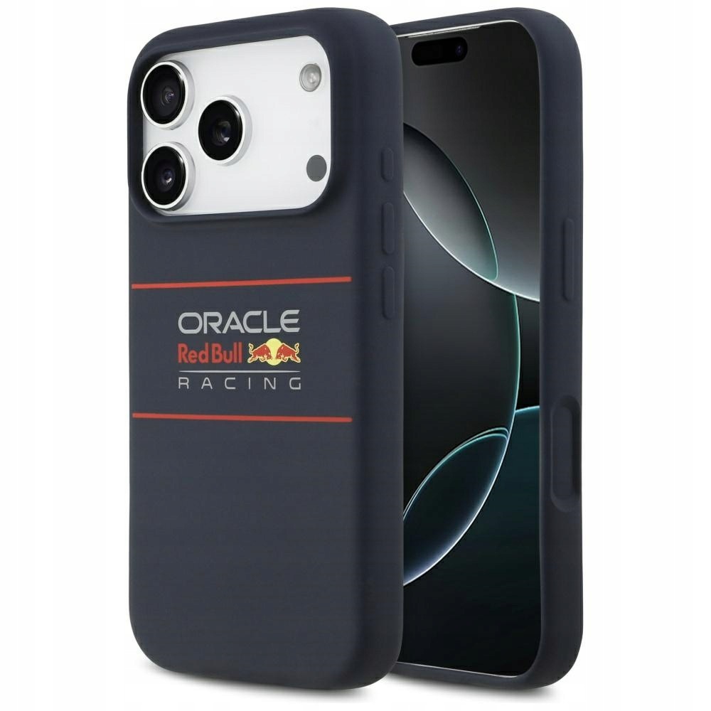 Pouzdro Red Bull Silicone Horizontal Centered Logo MagSafe pro iPhone 17