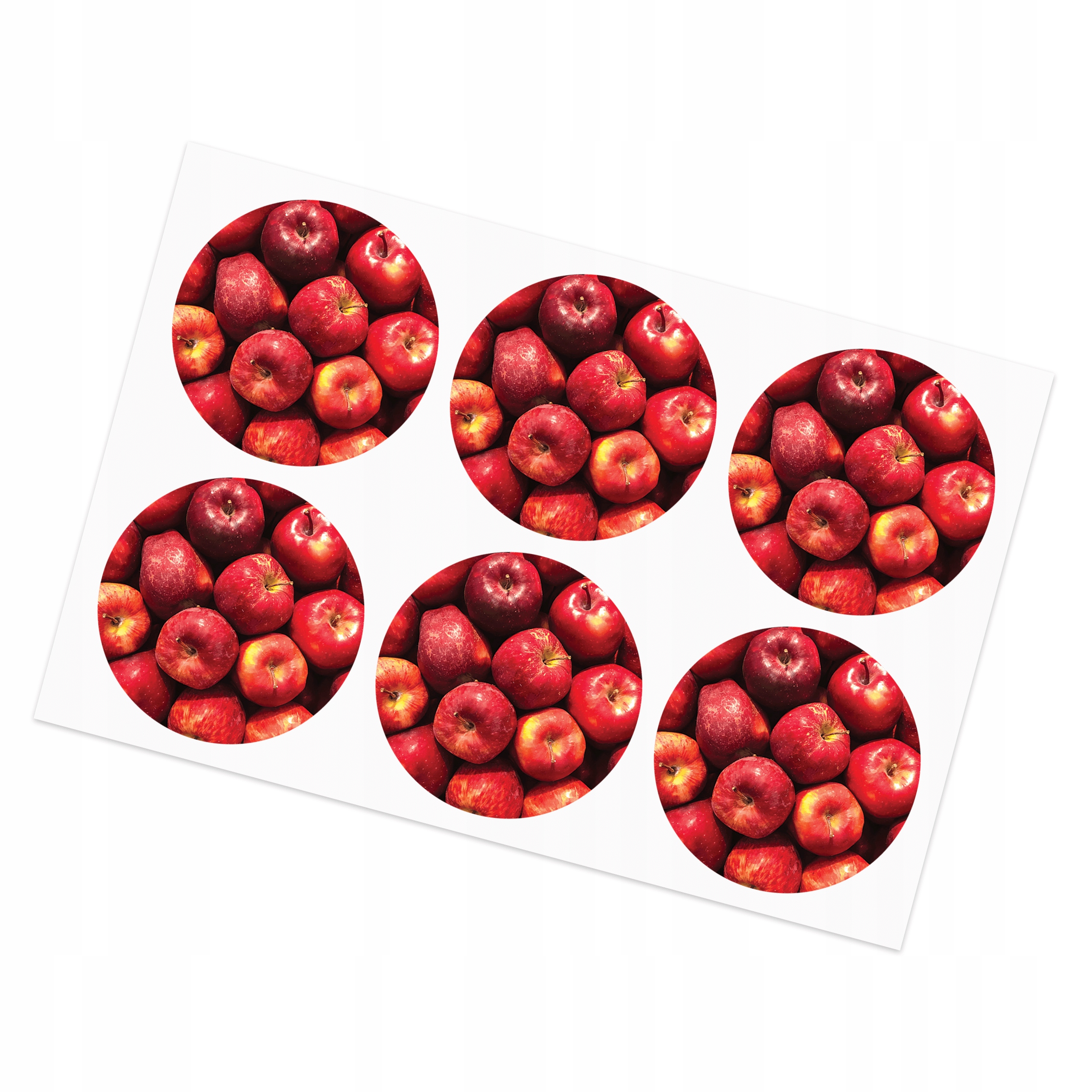 

Naklejki na przetwory dżem powidła 6szt Jabłka