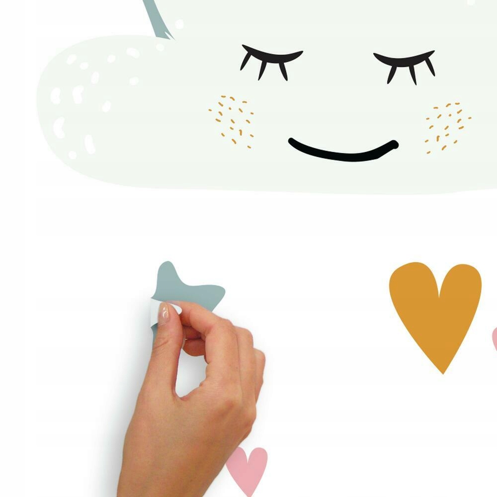 Naklejka XL TĘCZA CHMURKI RMK4664TBM Marka inna