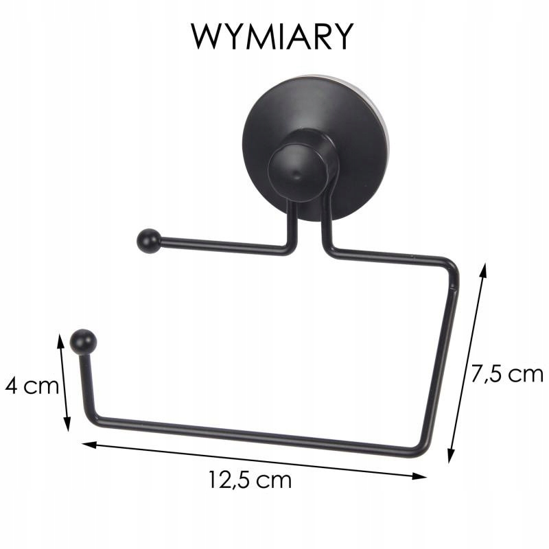 ZAWIESZKA UCHWYT NA PAPIER TOALETOWY NA PRZYSSAWKĘ Marka Yoka Home