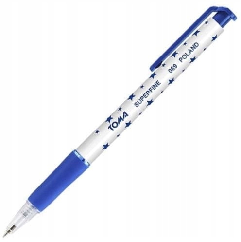

Długopis Toma Superfine TO-069 gwiazdki niebieski