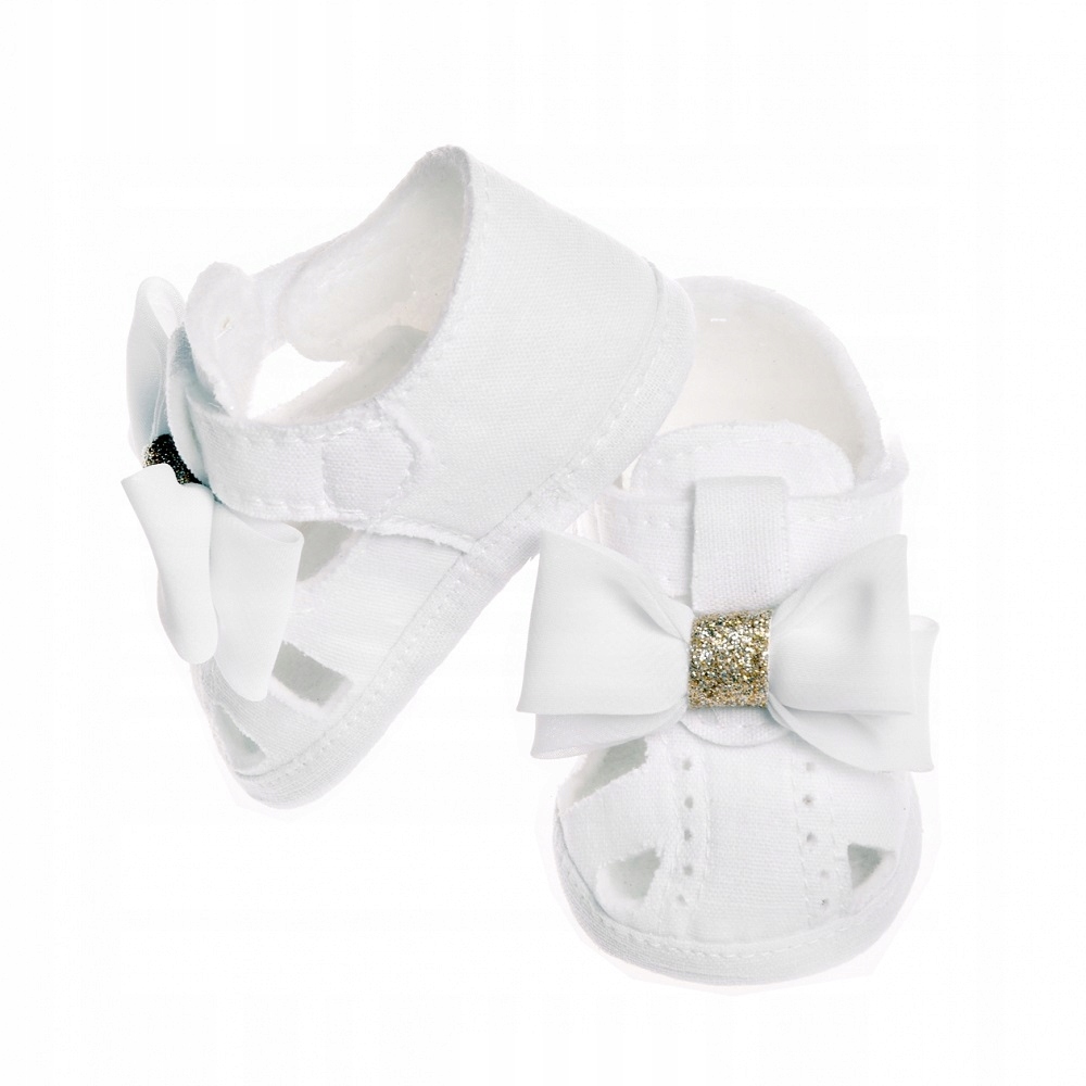 

Buciki dla dziewczynki na chrzest, chrztu, ślub