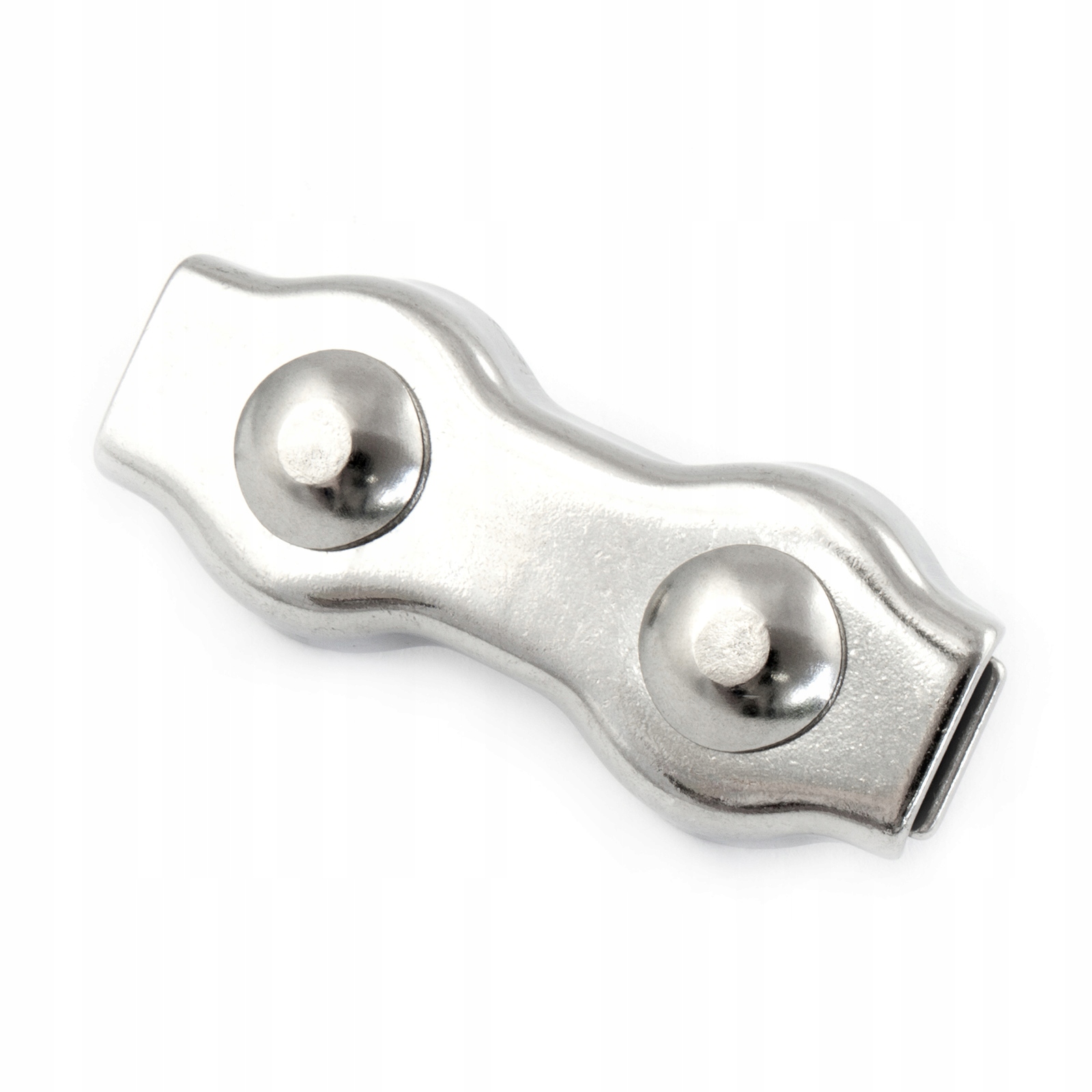 Sedlová Svorka Dvojitá 3mm A4 Nerezová Kyselinovzdorná 100 Ks