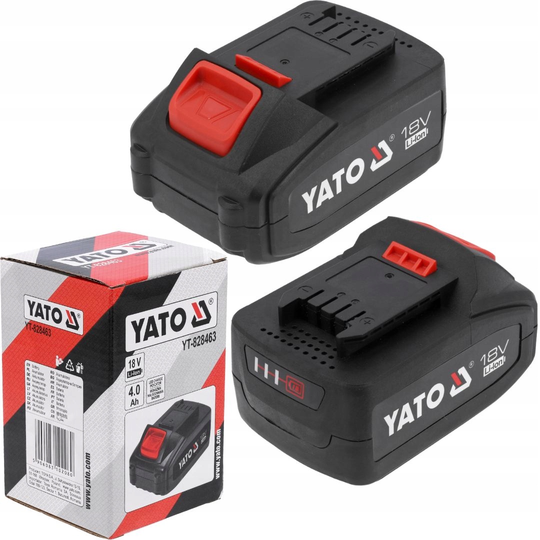AKUMULATOR 18V LI-ION 4 AH BATERIA DO ELEKTRONARZĘDZI SYSTEMU 18V YATO
