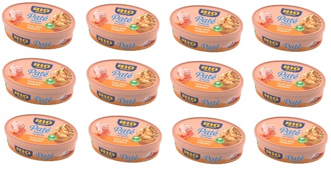 12x 115g Rio Mare pasztet z tuńczyka z papryką Karton