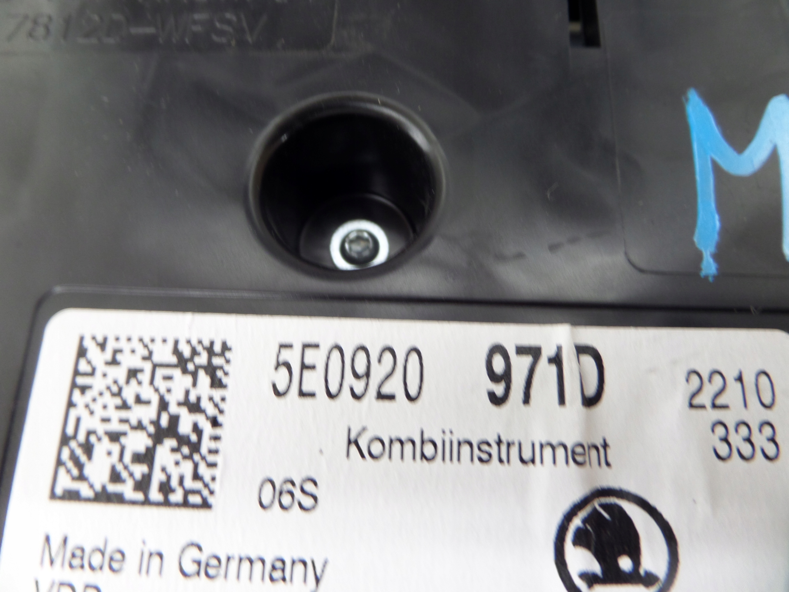 dials dials window SKODA OCTAVIA III 5E0920971D