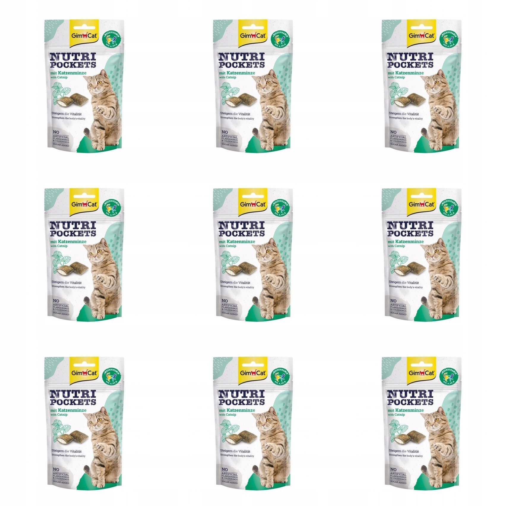 Levně GimCat univerzální pamlsek 60 g 9 kusů